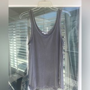 James Perce Gray Tank Top